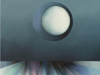 Carmen Valbuena Diálogo con claraboya a Robinson oleo sobre tela 100 x 100 cm 2016